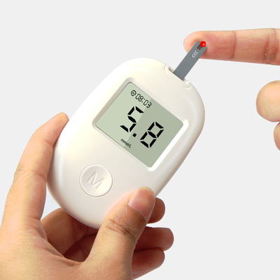 Zuccheri l'esposizione LCD per sangue Sugar Glucose Monitor Meter Medical Glucometer portatile